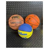 Mikasa Soccer Ball, Molten Volleyball, Wilson & Spalding Basketballs - Mixed Sports Balls Lot