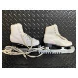 MTS FIG 57 Figure Skates - White - Size 12 - Pair