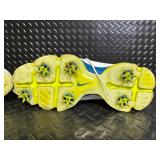 Nike Soccer Cleats - White/Blue/Neon Yellow - Men's US 9.5