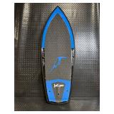 Inland Surfer Skimboard - Blue/Black Diamond Deck, 54 in