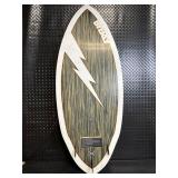 Butch Custom Surfboard Lightning Bolt Woodgrain 6'0' - 2 Fins