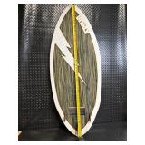 Butch Custom Surfboard Lightning Bolt Woodgrain 6'0' - 2 Fins