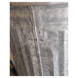 Galvanized Steel Trash Can with Lid