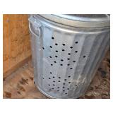 Galvanized Metal Compost Bin