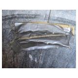 Galvanized Metal Trash Can with Lid - One Handle is Taped On