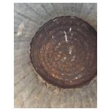Galvanized Steel Trash Can with Lid - Holes in bottom
