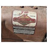 Goldblatt 7 HP Concrete Power Trowel - has compression