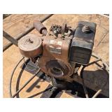 Goldblatt 7 HP Concrete Power Trowel - has compression