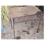 Metal Desk with Single Drawer - 32" Wide