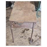 Metal Desk with Single Drawer - 32" Wide