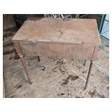 Metal Desk with Single Drawer - 32" Wide