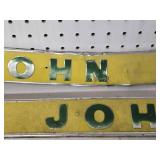 John Deere Tractor Emblems - Well Used - 36"