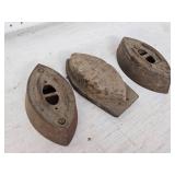 Antique Cast Iron Sad Irons
