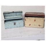 Vintage Metal Storage Boxes