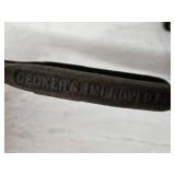 Set of Vintage Hand Tools Including Level and Tri Square, Planer, Hammer, and More