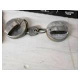 Box of Assorted Keys, Shoe Hanger, and Miscellaneous Items.