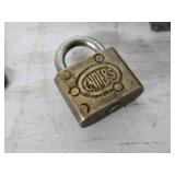 Vintage Padlocks and Keys Collection including SNYDER Padlock and Accessories - No keys tested on locks