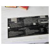 Timken Tapered Roller Bearings and Coleman Gas Mobile Home Furnace Plate with Tools