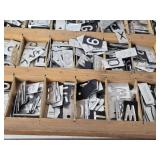 Aluminum Mailbox Nameplate Kit with Letters and Plates