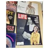 Lot of Vintage Magazines Including LIFE, The Farmer, and John Wayne Collector