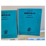 Collection of Minnesota and Renville County Atlases and Road Maps