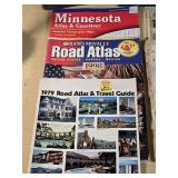 Collection of Minnesota and Renville County Atlases and Road Maps
