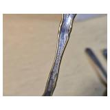 Oxford Silver Plate Co. and Deerfield Silver Plate Spoons, Chisels, and Utility Tote