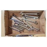 Box of Metric Wrenches Including Pittsburgh Brand