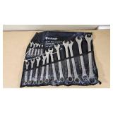 Pittsburgh 16 PC Combination Wrench Set with SAE Sizes