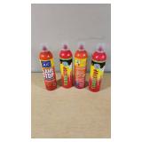 X-IT Flame Stop Fire Extinguishers including Instructions and Features - 4 Cans