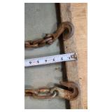2 Chains and Come-Along - One Chain 199", the other 181"