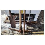 Shovel, Pickaxe, and Garden Tools