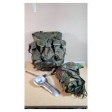 Medium Military ALICE Pack with Frame, Sleeping Bag