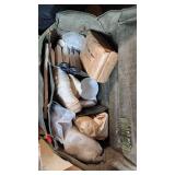 Swedish Military Medical Bags and Supplies including First Aid Kits, Bandages, and Blood Stop Powder