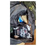 Swedish Military Medical Bags and Supplies including First Aid Kits, Bandages, and Blood Stop Powder