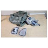Czech M10M Gas Mask with New Filters and Carry Bag