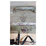 Vintage Adventurer and Metal Tackle Boxes with Assorted Fishing Gear