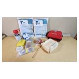 Emergency Preparedness and First Aid Kit including TIDI Products Emergency Blanket, First Aid Kits, Survival Kit and Accessories