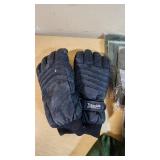 Thinsulate Gloves and Green Tube Scarves