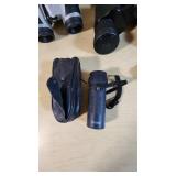 Lot of Binoculars and Monoculars including Tasco 7x35, Vivitar PV Series 8x21, and Night Scope