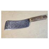 Vintage Cleaver with Wooden Handle