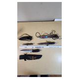 Survivor Stainless Steel Knives and Sheaths Set