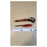 Erik Frost Mora Sweden Fixed Blade Knife with Sheath