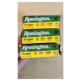 Remington Slugger Rifled Slugs 12 Gauge Ammunition Boxes - 3 Full Boxes 2-3/4" length