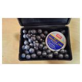 Black Powder Shooting Supplies including Speer Round Balls, Ox-Yoke Wonder Wads, and Accessories