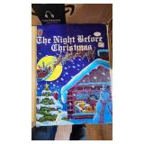 Lot of Books Including "The Night Before Christmas" and Various Fiction Titles