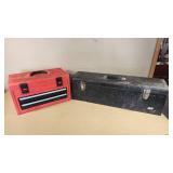 Craftsman Socket Set (Partial) and Metal Toolbox