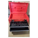 Craftsman Socket Set (Partial) and Metal Toolbox