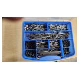 Plastic Storage Bins and Metal Drawer Organizers with Hardware