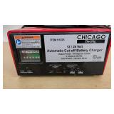 Chicago Electric 12/24 Volt Automatic Battery Charger Model 91325